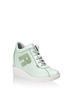 RUCO LINE Zapatillas de cuña (Verde Claro)