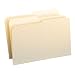 Smead Folder, Legal, 11 Point, 1/2-Cut Tab, Manila, 100 per Box (15320)