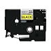 Electronics : Brother 1 Inch x 50 Feet Black on Yellow for P-Touch (TZS65(6.2 ft) 1 )