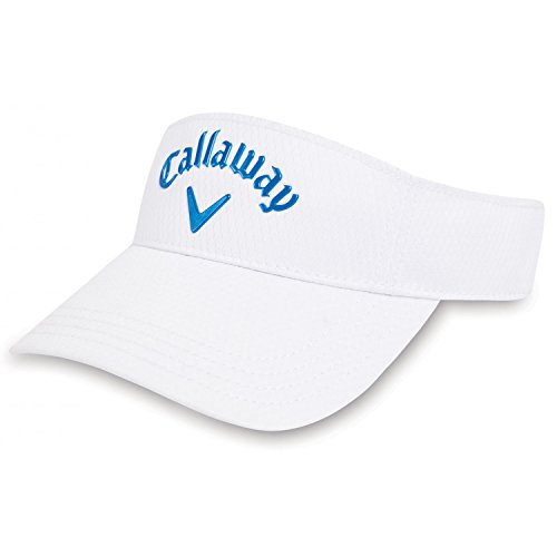 Callaway 2016 Liquid Metal Adjustable Visor, White/Blue