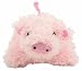 Multi Pet Mini Curly Pet Plush Pig 3in Dog Toy Assorted Colors
