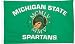 Michigan State Spartans Flag 3x5 Screen Gruff