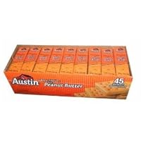 Austin Cheese Crackers With Peanut Butter (Pack of 45)