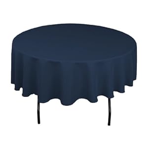 90 Inch Round Polyester Tablecloth