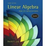 Click here to buy Linear Algebra and Its Applications - Textbook only by David Lay.