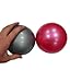 Yoga Direct 1-Pound Weighted Pilates Ball, Silver