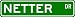 NETTER Street Sign ~ Personalized Family Lastname Sign ~ Gameroom, Basement, Garage Sign **