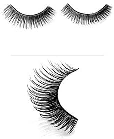 6 Pairs Stardel #1 100% Human Hair False Eyelashes Like Ardell Red Cherry Lashes