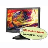 NEC AccuSync LCD203WXM - Flat panel display - TFT - 20.1