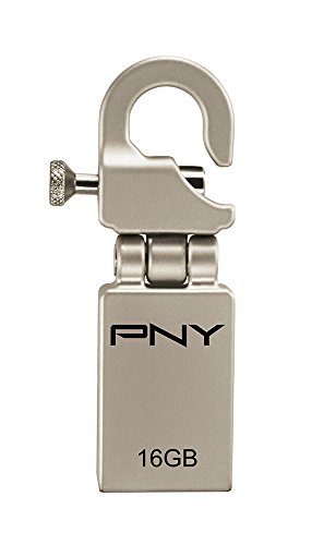 PNY 16GB Micro Hook Attache USB Flash Drive (P-FDI16G/APPHK-GES3)