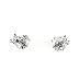 Juicy Couture Jewelry Banner Heart Crystal Earrings Silver