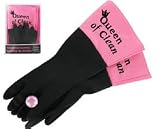 Queen of Clean rubber washing up gloves