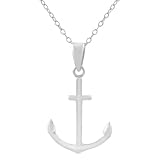 Sterling Silver Anchor Necklace