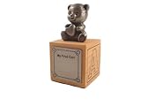 Personalized Baby's First Curl Teddy Bear Box with Free Engraving & Shipping