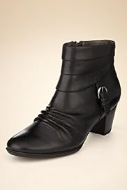 Footglove Original Leather Pleated Ankle Boots