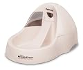 Petmate Deluxe Fresh Flow Pet Fountain Medium, Bleached Linen