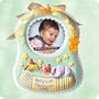 BABY'S 1ST CHRISTMAS - PHOTO HOLDER 2003 Hallmark Ornament QXG8737