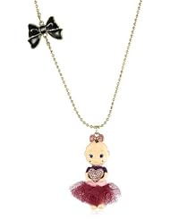 Betsey Johnson "Pendants and Bangles" Baby Doll Long Pendant Necklace