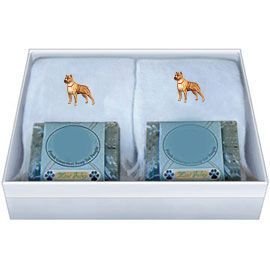 Double Gift Box with Pit Bull Soap and Towel