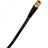 GE 23262 RG6 Coaxial Cable with F Plugs Each End (75 Feet)
