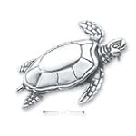 Sterling Silver Sea Turtle Pin