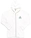NCAA Hawaii Rainbows Antigua Ladies White Front Zip Fleece Hoody