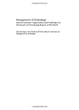 Management of Technology: Internet Economy: Opportunities and Challenges for Developed and Developing Regions of the World (Management of Technology)