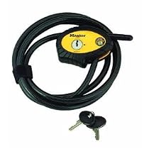 Master Lock 8413DPF Python Adjustable Locking Cable, 6-Foot x 3/8-Inch