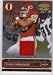 2007 Donruss Gridiron Gear Jerseys O's #93 Tony Gonzalez - Kansas City Chiefs (Piece of Authentic Game-Worn Jersey - Serial #d to 100) (Football Cards)