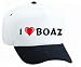 I Love Boaz White Cap
