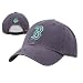 Boston Red Sox MLB Navy Green B Adjustable Raised Garment Wash Clean up Baseball Hat / Cap