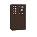 Salsbury Industries 3905D-07ZFP, Bronze Free Standing Horizontal 4C Mailbox