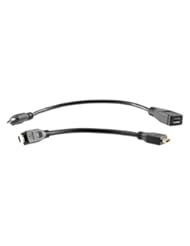 Wireless: Chromo Inc Cable Adapter Set for Motorola Droid Bionic Micro-HDMI (F) to Micro-HDMI (M) Cable and Micro-USB (F) to Micro-USB (M) Cable - Chromo Inc