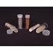 Coin Storage Tubes, Round Clear Plastic w/ Screw on Tops for Quarter (Quantity of 5 Tubes)