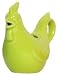 Stoneware Pottery Kiwi Chicken Creamer 4.5" x 3", 6oz Set of 2