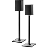 OMNIMOUNT Product-OMNIMOUNT GEMINI 2 B Gemini Audiophile Bookshelf Speaker Stands, 2 pk