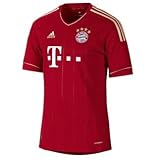 Adidas Kinder Fu&szlig;balltrikot FC Bayern UEFA Champions League, university red/light football gold, 140