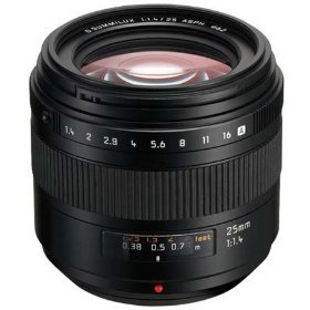 Panasonic 25mm f 1.4 Four Thirds Lens for Panasonic Digital SLR Cameras by