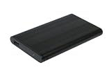Aluline externes USB 2.0 Geh�use f�r 2,5" S-ATA Festplatten, schwarz