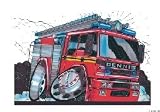 Review The Moneyman  / DENNIS FIRE TRUCK KOOLART image CERAMIC MUG 117