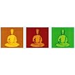 (12x36) Buddha (Pop Art) Art Poster Print