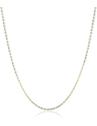 14k Gold Open Rolo Chain Necklace