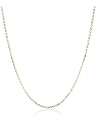 14k Gold Open Rolo Chain Necklace