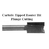 1 2 X 1 2 X 1 Boring Point Router Bit
