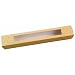 Packnwood "Plumier" Long Box With Window, 23.6" Length x 3.5" Width x 3.5" Height (Case of 50)