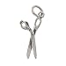 Sterling Silver Charm - Scissors - Sewing, Quilting, Scrapbooking Hobby 24mm