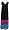 black/fuchsia/blue