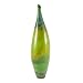 Jim Loewer Glass Handmade 11-inch Stalagmite Vase, Green