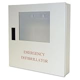 ~:~ DEFIBTECH, LLC ~:~ Wall Mount Case, Alarmed, White, 18x18x 4