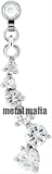 MICRODERMAL DANGLE CLEAR GEM WITH CLEAR GEM JOURNEY